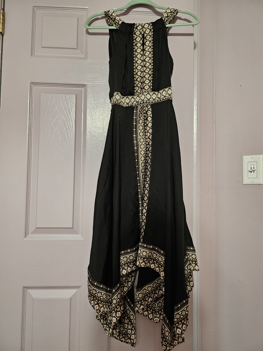 New York And Company Silky Black Dress